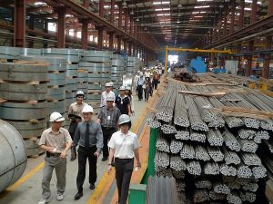 Đoàn đại biểu của Ban đầu tư Thái Lan thăm Zamil Steel Việt Nam