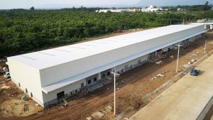 Nhà thép tiền chế showrom