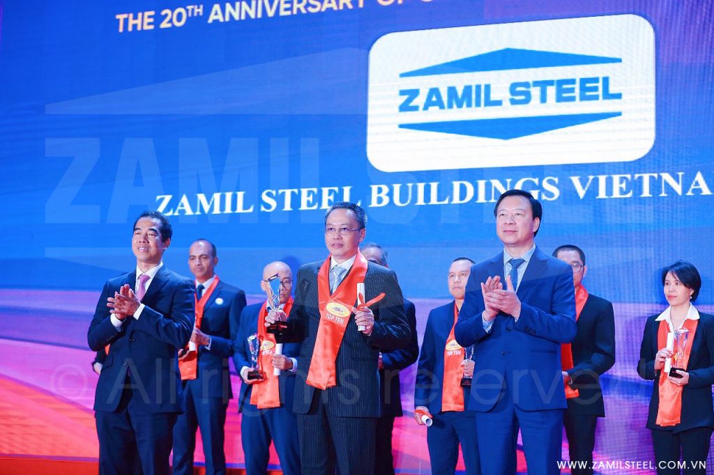 Nhà thép tiền chế Zamil Steel Việt Nam nhận giải rồng vàng 2021