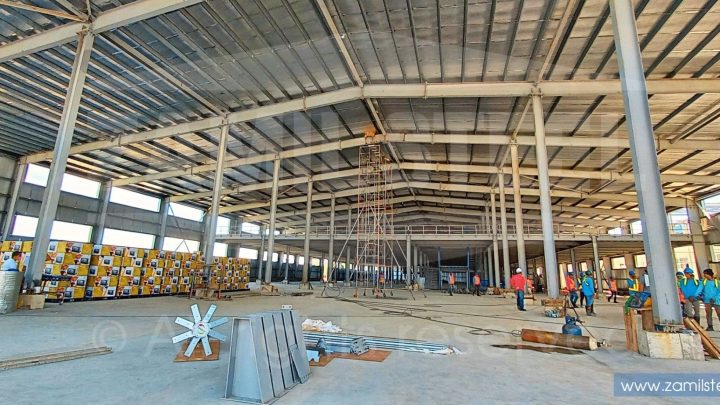 steel structures warehouse project by Zamil Steel Philippines