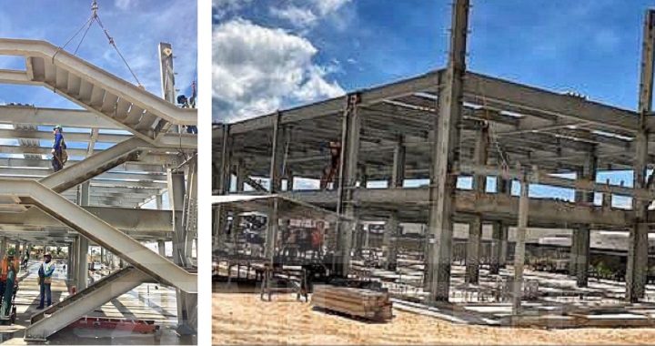 multi-story office building by Zamil Steel to Guam Island