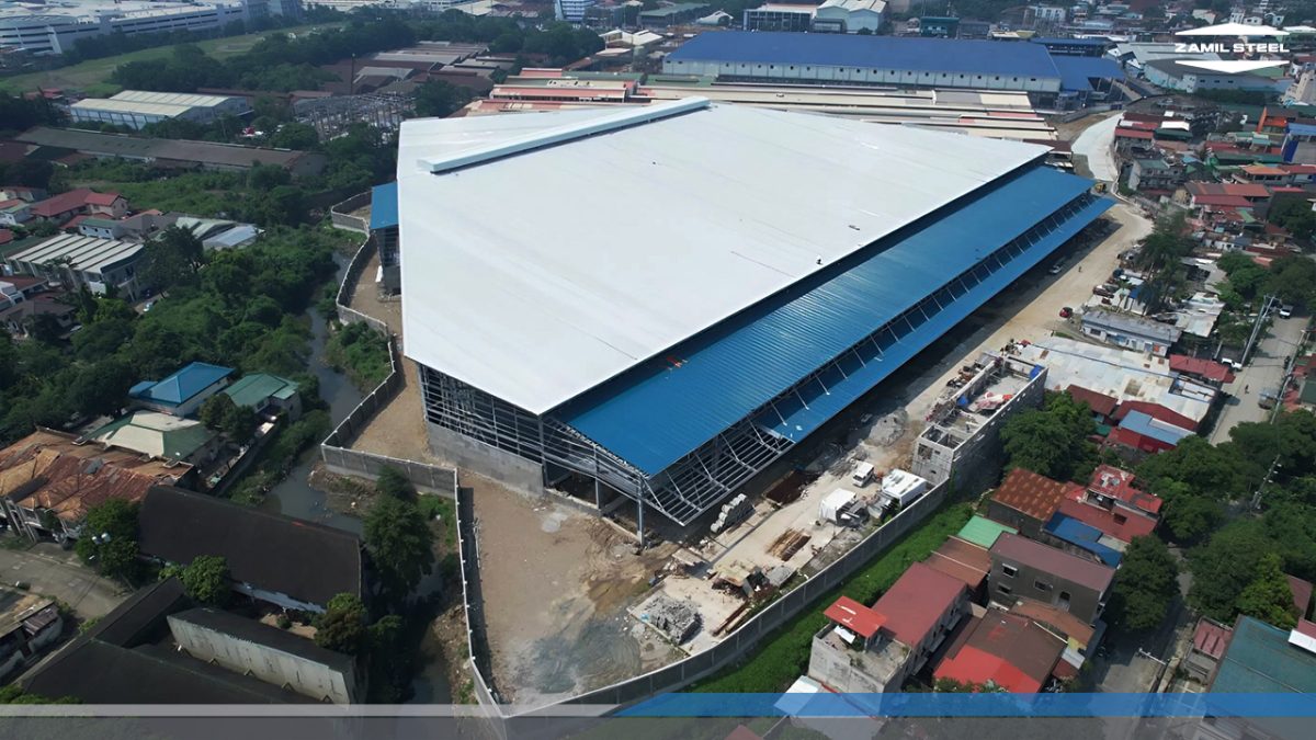 Zamil Steel Philippines - Mega irregular shaped warehouse project