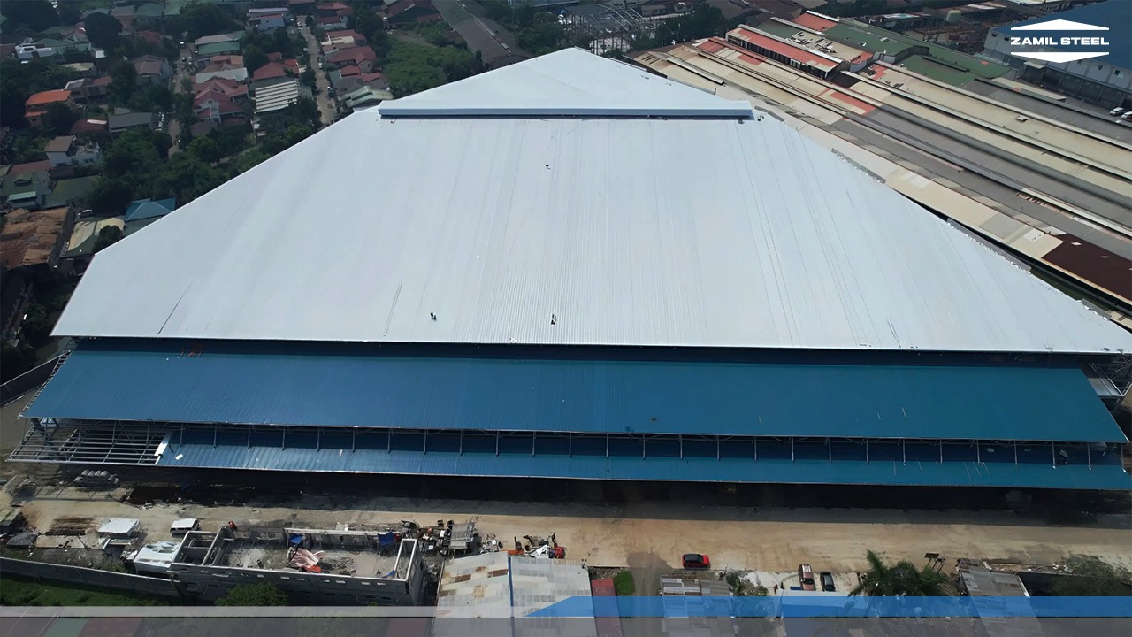 Zamil Steel Philippines - mega irregular shaped warehouse